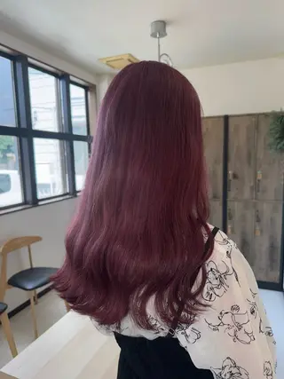 ロング 手塚 麗のヘアスタイル