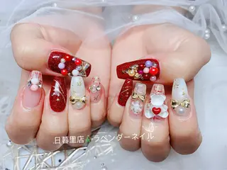 ネイル ラベンダー💖日暮里 ルル💖ネイルのネイルデザイン