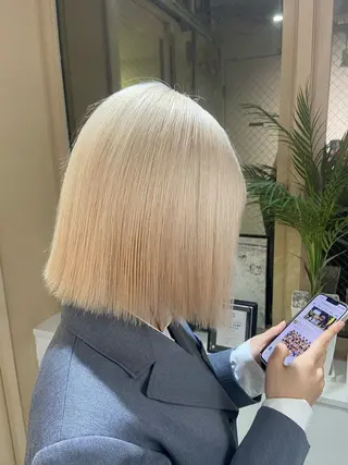 ミディアム ハイトーン/エクステ 🫧minamiのヘアスタイル