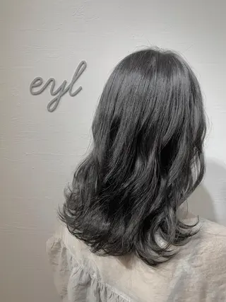 セミロング カラー eyl〜エイル〜所属・💎赤み消しカラー 特化型デザイナー💎のヘアスタイル