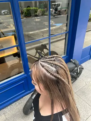 ロング ヘアアレンジ ブラックヘア🧜‍♂ 😈itsuki👿のヘアスタイル