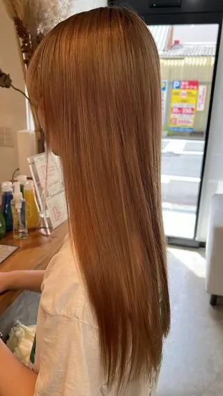 カラー HAIR MAKE an所属・透明感カラー🫧 高田李胡のヘアスタイル