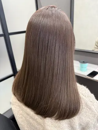 ミディアム カラー 【韓国ヘア ×髪質改善】内田のヘアスタイル