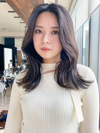 セミロング 【1日2名様限定】 AFLOAT白川雄副のヘアスタイル