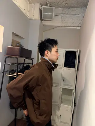 メンズ ⭕鏡のような劇艶/ 賀川サトシ⭕️のヘアスタイル