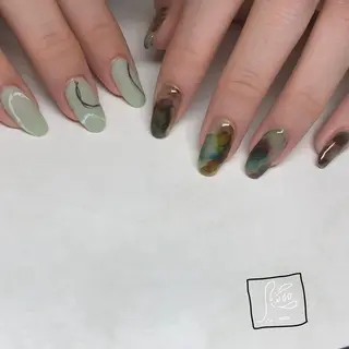 ネイル chik所属・hamaguchi licoのネイルデザイン