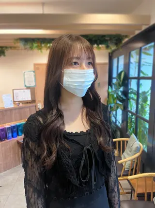 ロング 🪽ナチュラルヘア＊ 大下唯奈🪽🫧のヘアスタイル