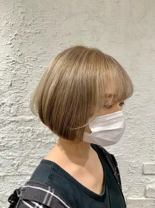 ショート カラー 堀 直人のヘアスタイル