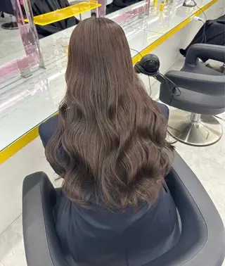 ロング カラー 中韓レイヤー/ ブラウン🤎はやとのヘアスタイル