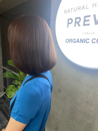 ミディアム カラー PREVIA銀座渡辺 真矢のヘアスタイル