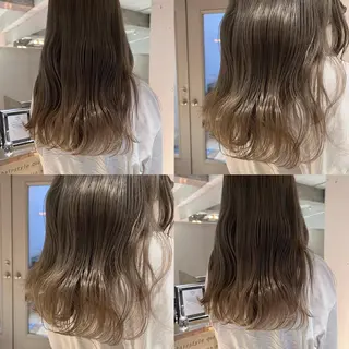 ロング カラー カジュアルを女っぽく 𝗮𝘆𝗮𝗰𝗼のヘアスタイル
