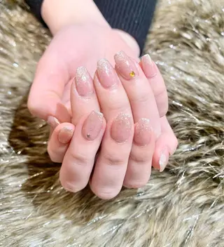 ネイル 🌙都岡 ムーンネイルのネイルデザイン