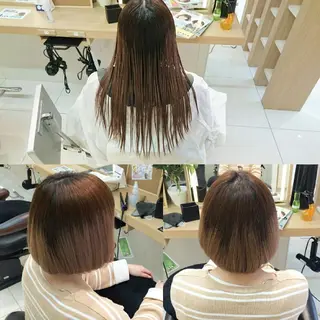 ショート 透明感ハイライト◎ 伊藤夏海のヘアスタイル