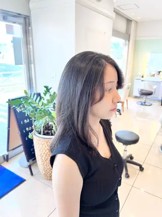 セミロング 金子 直樹のヘアスタイル