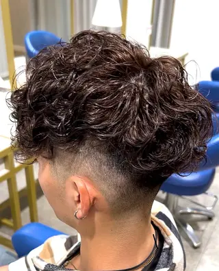 ショート パーマ メンズ men’s salon NOA solte. 【メンズサロン ノアソルテ】所属・メンズパーマ職人 加藤 弘貴のヘアスタイル