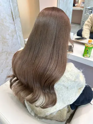 ロング カラー 店長/mao/ 前髪/顔周りカットのヘアスタイル