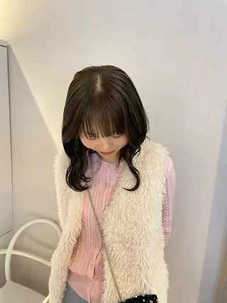 ミディアム 立野 莉央のヘアスタイル