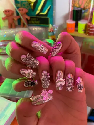 ネイル 福の爪 🍒福山千晴のネイルデザイン