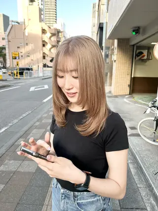 カラー stylist 大須賀 裕矢のヘアスタイル