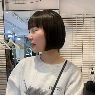 ショート ツヤ髪♡ 佐取歩のヘアスタイル