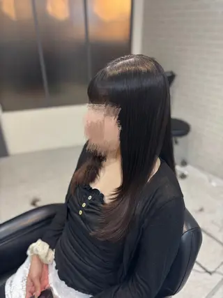 ロング 二宮 彩香のヘアスタイル