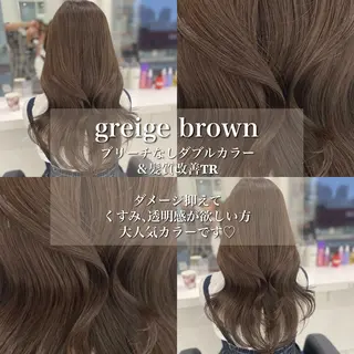 セミロング カラー 🌿透明感赤み消し Keishin🌿のヘアスタイル