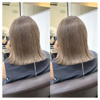 ミディアム カラー 村山 茉衣のヘアスタイル