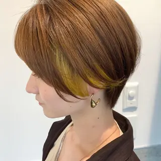 ショート カラー 髪質改善カラー ショートボブ専門のヘアスタイル