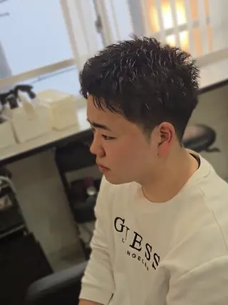 メンズ ショート Lapis 名古屋駅前店所属・LEN名古屋/パーマ 海外ヘア/メンズ特化のヘアスタイル