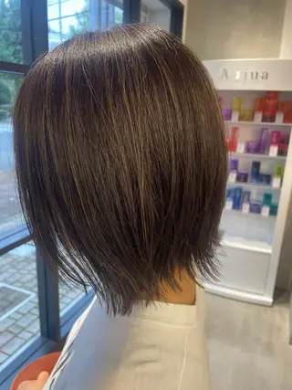 ミディアム 髪質改善/ハイライト /🌈瀧澤夕花のヘアスタイル