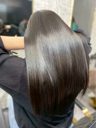 ロング 北村 理奈のヘアスタイル