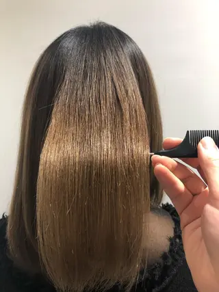 ミディアム たけだ れなのヘアスタイル