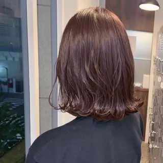 ミディアム カラー WISTERIA KAORUのヘアスタイル