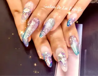 ロング サロンドラフィーユ LAFEUILLEのネイルデザイン