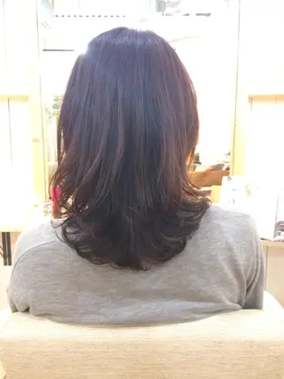 ミディアム パーマ DEE okazakiのヘアスタイル