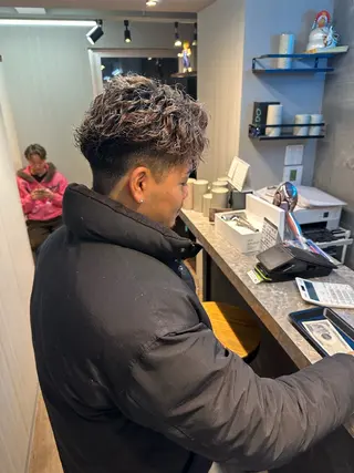 カラー パーマ メンズ 池田隼也 メンズ/パーマのヘアスタイル