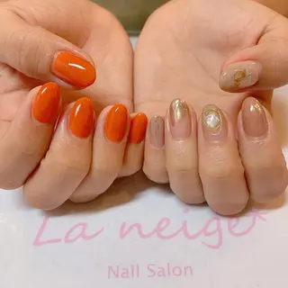 ネイル La neige* yuki 🥯🍑のネイルデザイン