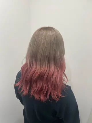 セミロング HUE所属・西能 心音のヘアスタイル