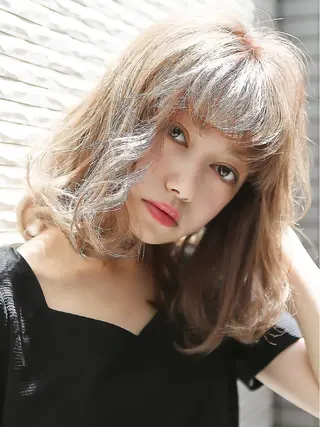 ミディアム カラー ✨ sarika✨のヘアスタイル