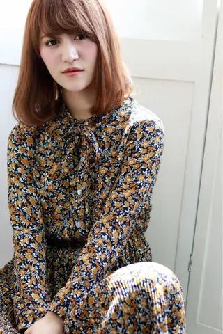 ミディアム ほさか しんごのヘアスタイル