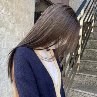 ロング カラー 艶カラー×似合わせ カットshihomiのヘアスタイル