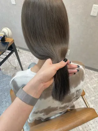 ロング カラー パーマ ヘアアレンジ 女性スタイリスト専門サロン Zina 天神所属・NANA／trend style🕊🍑のヘアスタイル