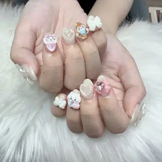 ネイル 🎀nana🫧 ワンホンネイル🎀のネイルデザイン