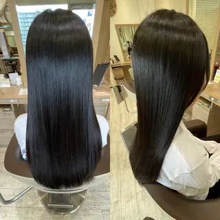 ロング パーマ 加藤 未歩のヘアスタイル