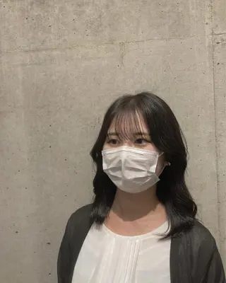 ミディアム は まべのヘアスタイル