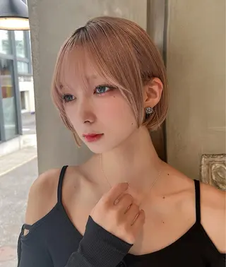 ショート カラー 💎透明感カラー特化 💎TAISEIのヘアスタイル