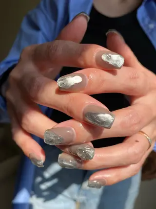 ネイル 草加ニュアンスネイル 🌚hersのネイルデザイン