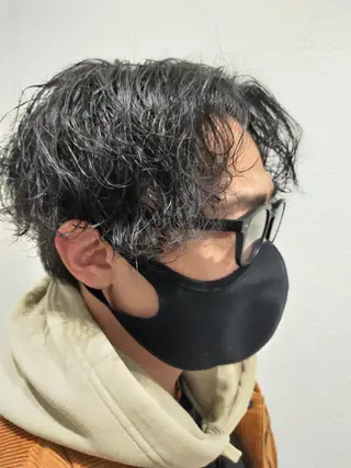 パーマ メンズ Ash 店長 木村 和人のヘアスタイル