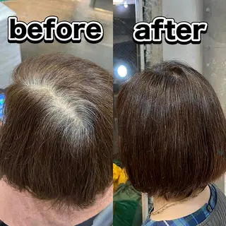 ミディアム カラー 柴田蓮太朗 【トーンダウン】のヘアスタイル