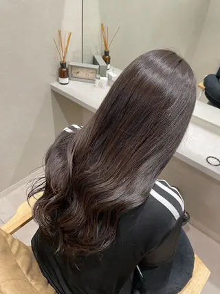 ロング カラー 💜N°大分💜 三浦のヘアスタイル
